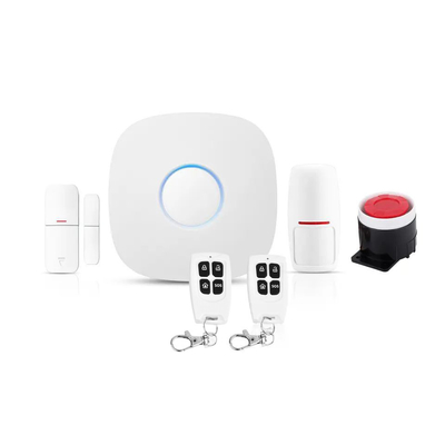 Tuya Smart Home Wireless WiFi 4G GSM Gateway Alarm System รองรับเซ็นเซอร์ประตู/หน้าต่างและเครื่องตรวจจับความเคลื่อนไหว PIR