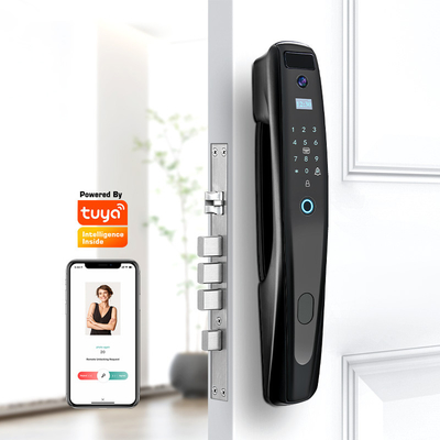รูปนิ้วมือและรหัสผ่าน IC Card Smart Door Lock พร้อม TUYA WIFI/TT Lock APP Viewer Vision Digital พร้อมกล้อง